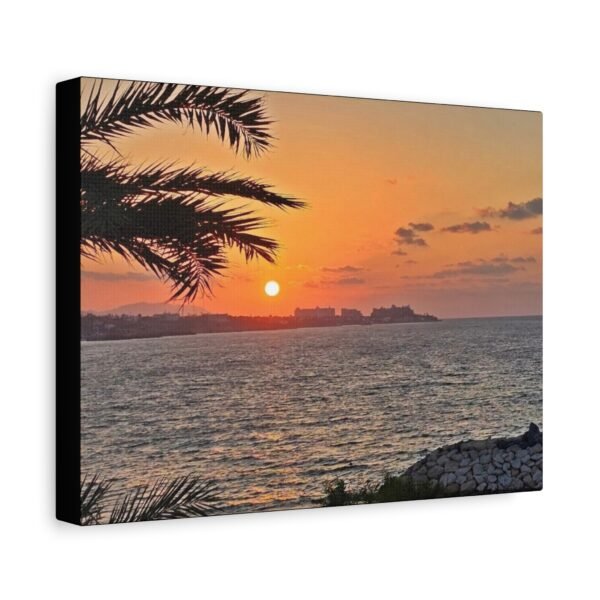 Canvas Print - Sunset Over the Ocean in Cyprus - Image 2