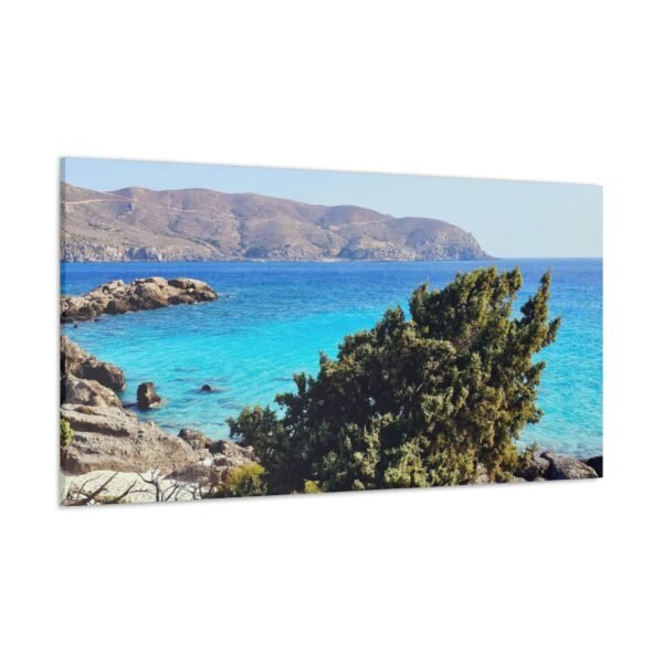 Canvas Wall Art - Turquoise Water in Crete - Image 38