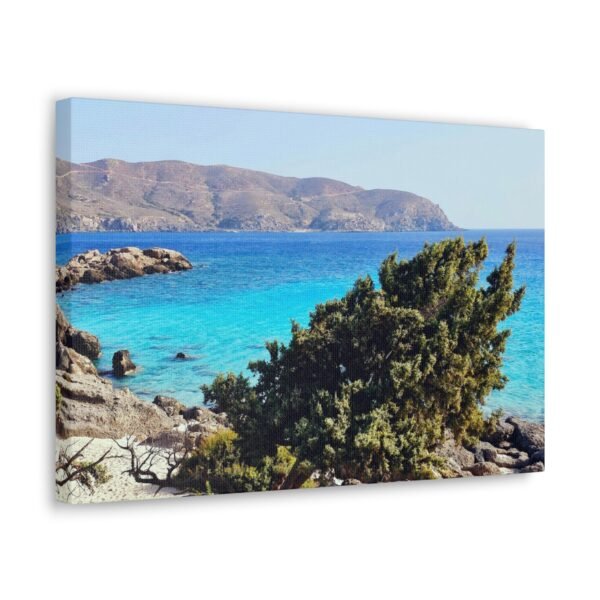 Canvas Wall Art - Turquoise Water in Crete - Image 10