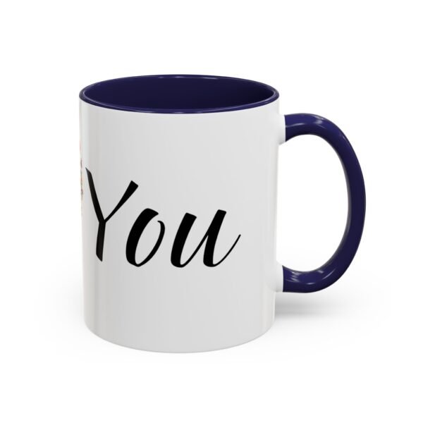 Coffee Mug - I Heart You with Flower Design - 11, 15oz - Image 10