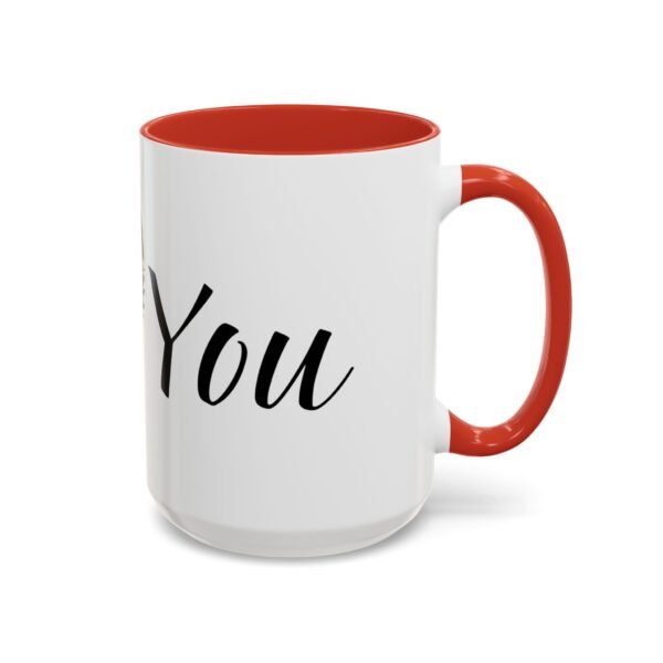 Coffee Mug - I Heart You with Flower Design - 11, 15oz - Image 38