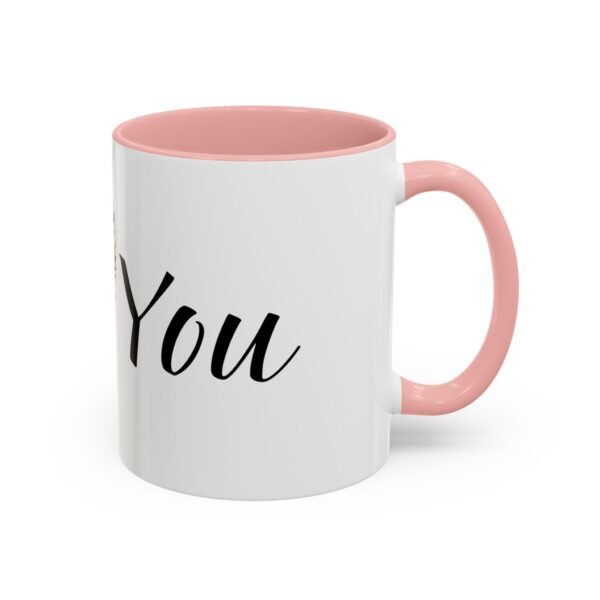 Coffee Mug - I Heart You with Flower Design - 11, 15oz - Image 10