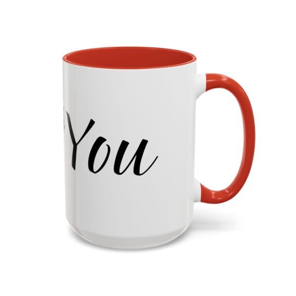 Coffee Mug - I Heart You with Flower Design - 11, 15oz - Image 38