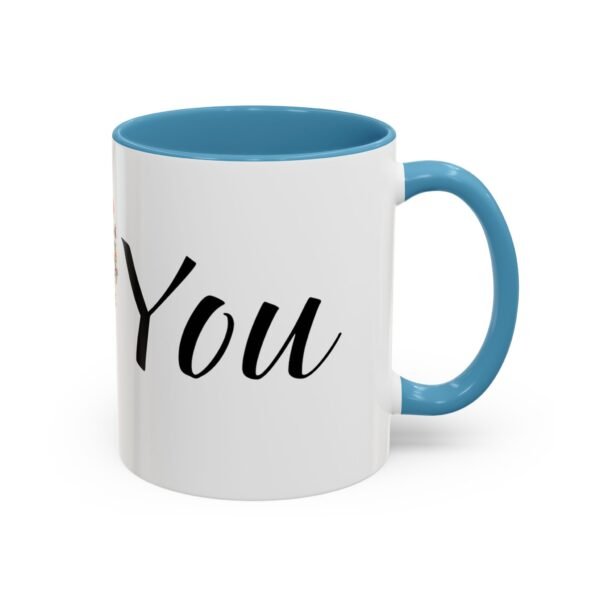 Coffee Mug - I Heart You with Flower Design - 11, 15oz - Image 22