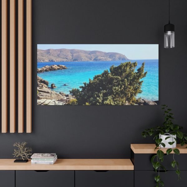 Canvas Wall Art - Turquoise Water in Crete - Image 40